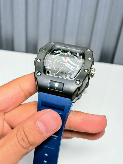 Fitrite Blue Watch( Life Time Machine Warranty) With Complete Box + FREE DELIVERY AND ALLOW TO CHECK PARCEL BEFORE PAYMENT