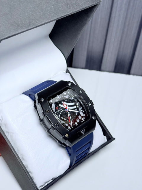 Fitrite Blue Watch( Life Time Machine Warranty) With Complete Box + FREE DELIVERY AND ALLOW TO CHECK PARCEL BEFORE PAYMENT
