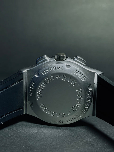 HUBLUT Watch Black ( Life Time Machine Warranty) With Complete Box + FREE DELIVERY AND ALLOW TO CHECK PARCEL BEFORE PAYMENT