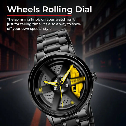 NISSAN GTR SKMEI Men Watch 360° Rotation Wheel Creative Fashion Men Stainless Steel Watch Watch For Men 1990 | WATERPROOF | COMPLETE BOX | FREE DELIVERY