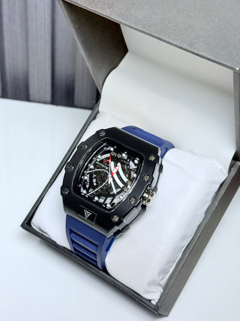 Fitrite Blue Watch( Life Time Machine Warranty) With Complete Box + FREE DELIVERY AND ALLOW TO CHECK PARCEL BEFORE PAYMENT