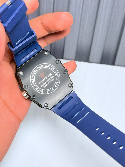 Fitrite Blue Watch( Life Time Machine Warranty) With Complete Box + FREE DELIVERY AND ALLOW TO CHECK PARCEL BEFORE PAYMENT