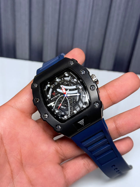 Fitrite Blue Watch( Life Time Machine Warranty) With Complete Box + FREE DELIVERY AND ALLOW TO CHECK PARCEL BEFORE PAYMENT
