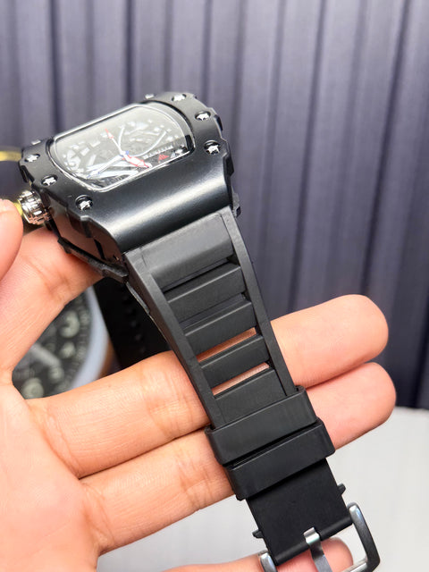 Fitrite Jet Black Watch( Life Time Machine Warranty) With Complete Box + FREE DELIVERY AND ALLOW TO CHECK PARCEL BEFORE PAYMENT