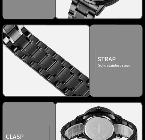 NISSAN GTR SKMEI Men Watch 360° Rotation Wheel Creative Fashion Men Stainless Steel Watch Watch For Men 1990 | WATERPROOF | COMPLETE BOX | FREE DELIVERY